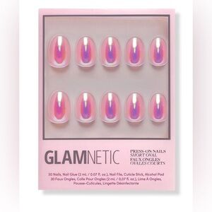 Glamnetic press on nails short oval 30 nails